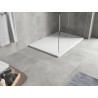 Mexen Hugo obdĺžniková sprchová vanička SMC 90 x 70 cm, biela, krytka inox - 42107090-X