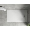 Mexen Hugo obdĺžnikový sprchovací kút SMC 160 x 80 cm, biely, krytka inox - 42108016-X