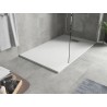Mexen Hugo obdĺžniková sprchová vanička SMC 140 x 80 cm, biela, krytka inox - 42108014-X