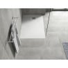 Mexen Hugo obdĺžnikový sprchový kút SMC 120 x 90 cm, biely, krytka inox - 42109012-X