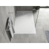 Mexen Hugo obdĺžnikový sprchový kút SMC 150 x 90 cm, biely, kryt inox - 42109015-X