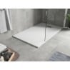 Mexen Hugo obdĺžnikový sprchový kút SMC 150 x 90 cm, biely, kryt inox - 42109015-X