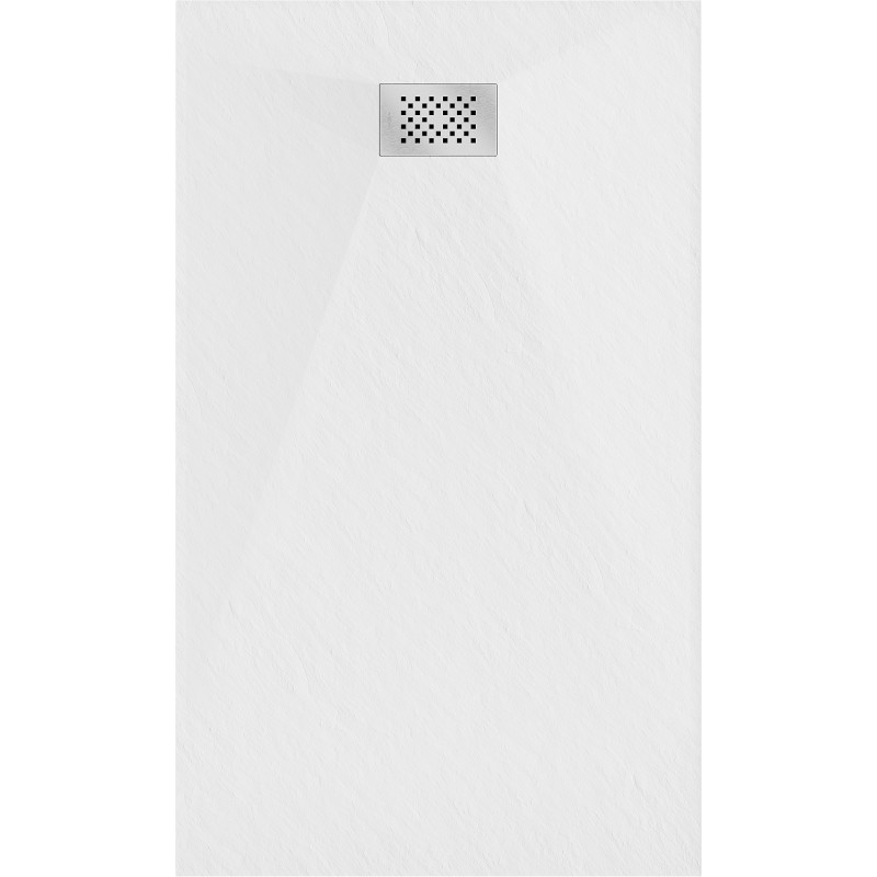Mexen Hugo obdĺžniková vanička SMC 150 x 90 cm, biela, krytka inox - 42109015-X