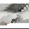 Mexen Hugo obdélníkový sprchový kout SMC 170 x 90 cm, bílý, kryt inox - 42109017-X