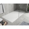 Mexen Hugo obdĺžniková sprchová vanička SMC 170 x 90 cm, biela, krytka inox - 42109017-X