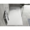 Mexen Hugo obdĺžnikový sprchový kút SMC 180 x 90 cm, biely, krytka inox - 42109018-X