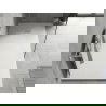 Mexen Hugo obdélníkový sprchový kout SMC 170 x 90 cm, bílý, kryt inox - 42109017-X