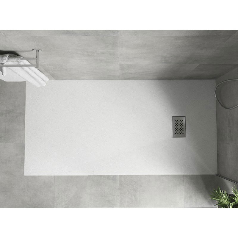 Mexen Hugo obdĺžniková vanička SMC 170 x 90 cm, biela, maskovaná inox - 42109017-X