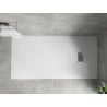Mexen Hugo obdĺžnikový sprchový kút SMC 180 x 90 cm, biely, krytka inox - 42109018-X