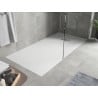 Mexen Hugo obdĺžnikový sprchový kút SMC 180 x 90 cm, biely, krytka inox - 42109018-X