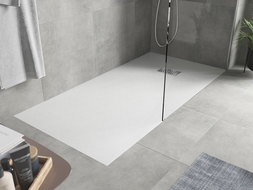Mexen Hugo sprchový žľab obdĺžnikový SMC 180 x 90 cm, biely, kryt inox - 42109018-X