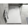 Mexen Hugo obdĺžnikový sprchový kút SMC 180 x 90 cm, biely, krytka inox - 42109018-X
