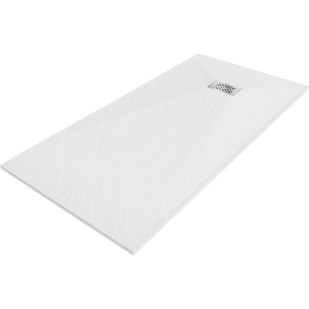 Mexen Hugo obdĺžnikový sprchový kút SMC 180 x 90 cm, biely, krytka inox - 42109018-X