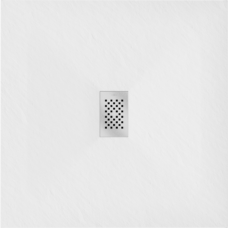 Mexen Hugo štvorcový sprchový kút SMC 100 x 100 cm, biely, krytka inox - 42101010-X