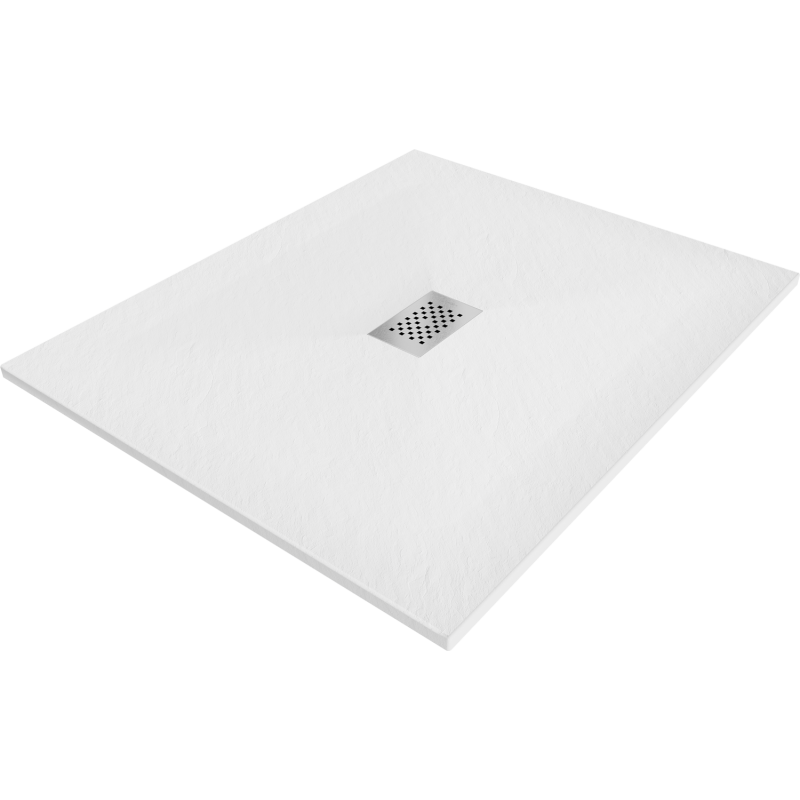 Mexen Hugo obdĺžnikový sprchový kút SMC 110 x 100 cm, biely, kryt inox - 42101011-X