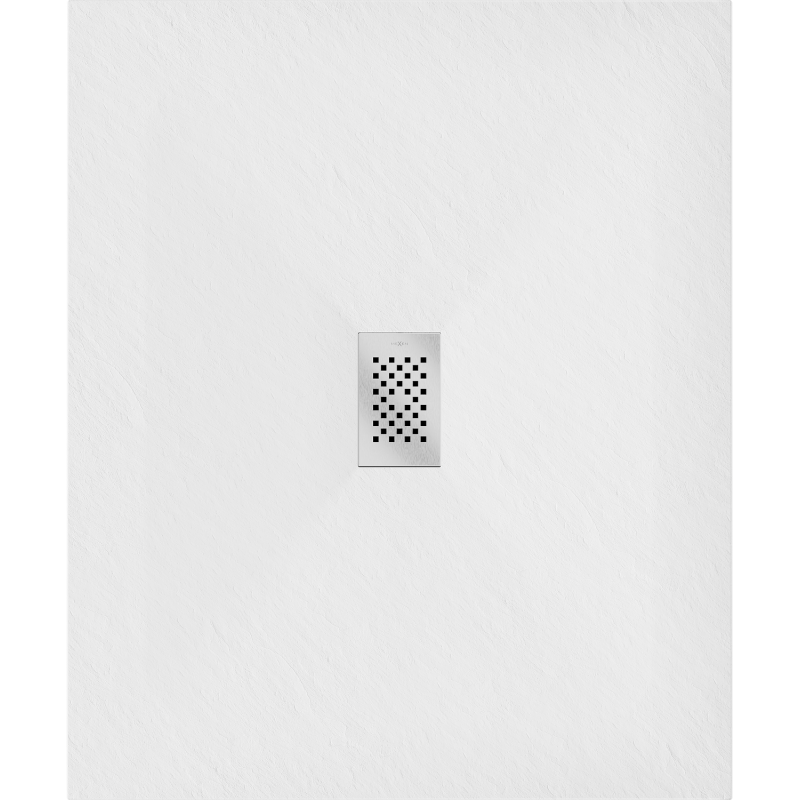 Mexen Hugo obdĺžniková vanička SMC 130 x 100 cm, biela, krytka inox - 42101013-X