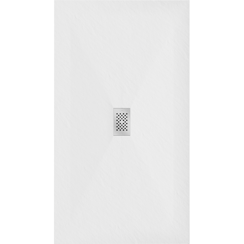 Mexen Hugo obdĺžniková sprchová vanička SMC 150 x 100 cm, biela, kryt inox - 42101015-X