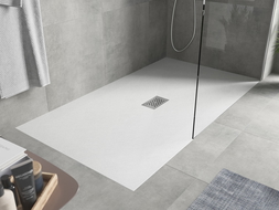 Mexen Hugo obdĺžniková vanička SMC 170 x 100 cm, biela, kryt inox - 42101017-X