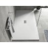 Mexen Hugo obdĺžnikový sprchový kút SMC 180 x 100 cm, biely, kryt inox - 42101018-X