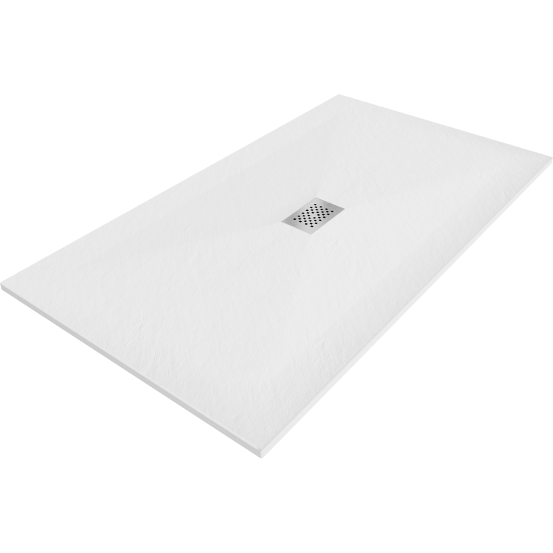 Mexen Hugo obdĺžnikový sprchový kút SMC 180 x 100 cm, biely, kryt inox - 42101018-X