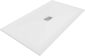 Mexen Hugo sprchová vanička SMC 170 x 100 cm, biela, kryt inox - 42101017-X