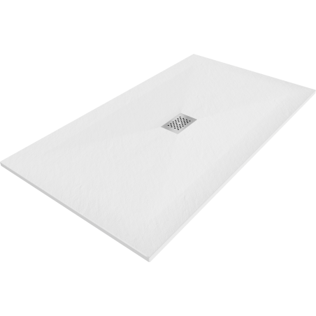 Mexen Hugo obdĺžnikový sprchový kút SMC 200 x 100 cm, biely, kryt inox - 42101020-X