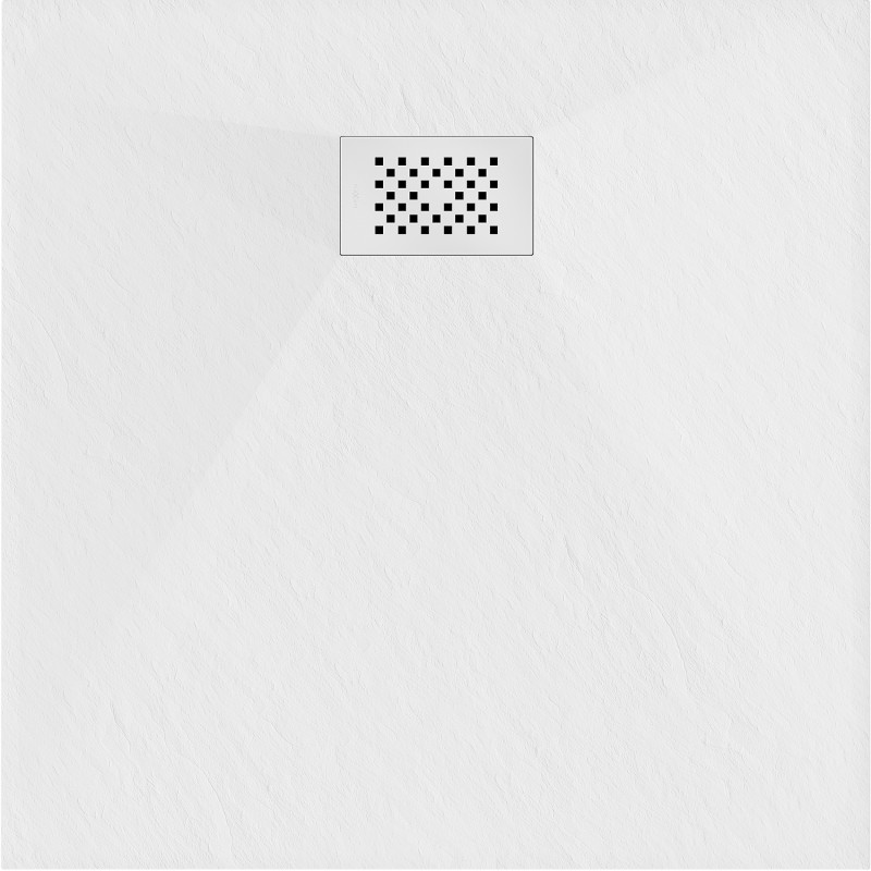 Mexen Hugo štvorcový sprchový kút SMC 80 x 80 cm, biely, biela krytka - 42108080-W