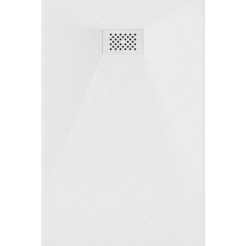 Mexen Hugo obdĺžnikový sprchový kút SMC 100 x 80 cm, biely, krytka biela - 42108010-W