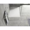 Mexen Hugo Obdĺžniková sprchová vanička SMC 130 x 80 cm, biela, kryt biely - 42108013-W
