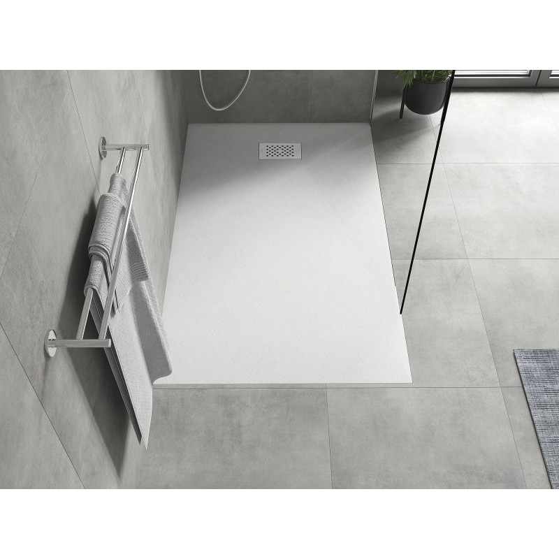 Mexen Hugo Obdĺžniková sprchová vanička SMC 150 x 80 cm, biela, biely kryt - 42108015-W