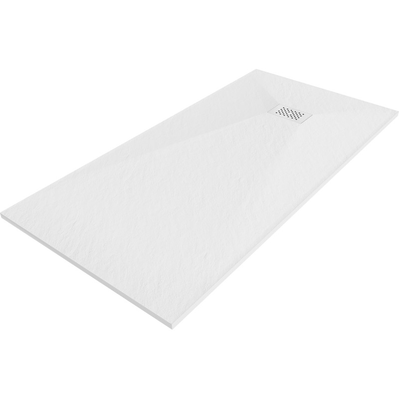 Mexen Hugo obdĺžniková sprchová vanička SMC 170 x 80 cm, biela, krytka biela - 42108017-W