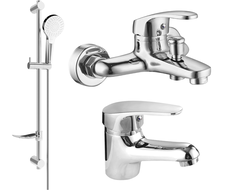 Mexen Erica DF05 kúpeľňový set, chróm - 746403DF05-00