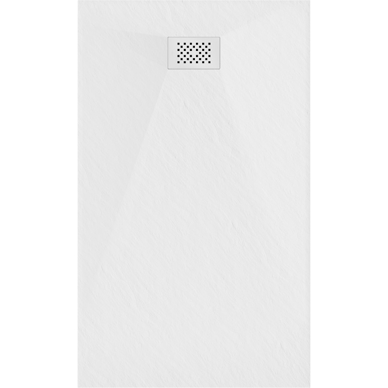 Mexen Hugo obdĺžnikový sprchový kút SMC 140 x 90 cm, biely, biela krytka - 42109014-W