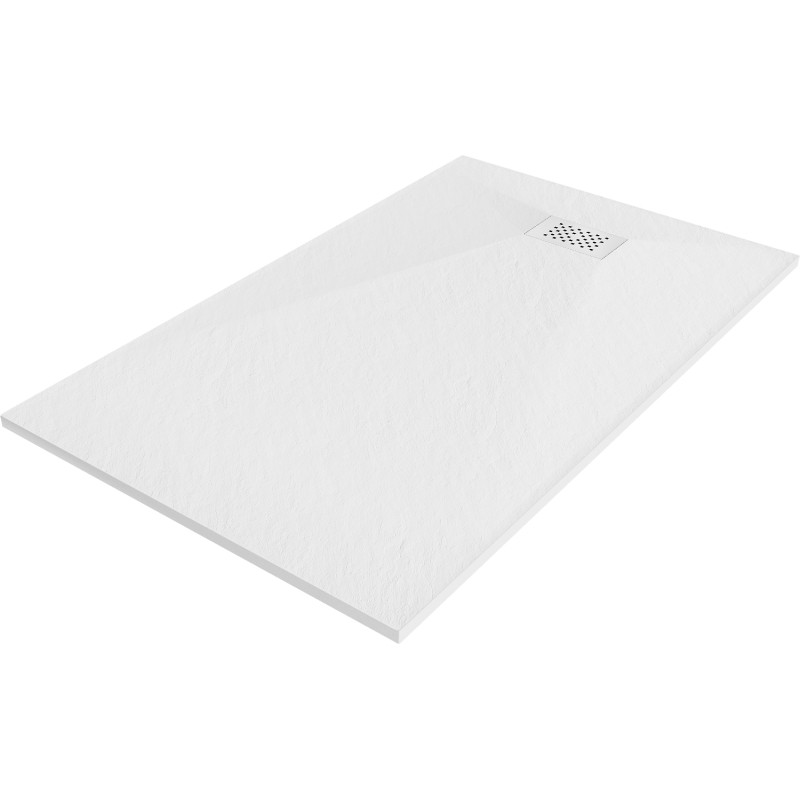 Mexen Hugo obdĺžniková sprchová vanička SMC 150 x 90 cm, biela, krytka biela - 42109015-W