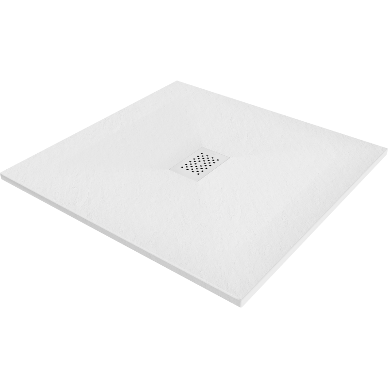 Mexen Hugo štvorcová vanička SMC 100 x 100 cm, biela, biely kryt - 42101010-W