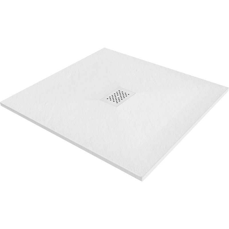 Mexen Hugo štvorcový sprchový kút SMC 100 x 100 cm, biely, biela maskovacia - 42101010-W