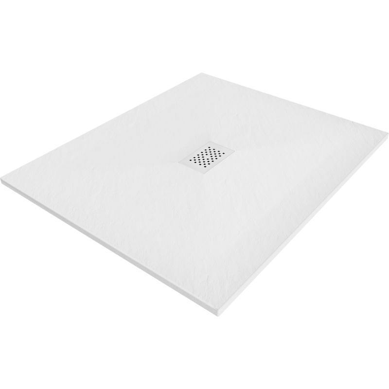 Mexen Hugo obdĺžniková sprchová vanička SMC 130 x 100 cm, biela, biela maska - 42101013-W