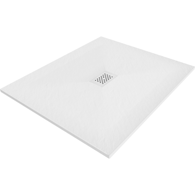 Mexen Hugo obdĺžnikový sprchový kút SMC 110 x 100 cm, biely, biela maskovacia kazeta - 42101011-W