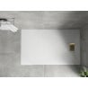 Mexen Hugo obdĺžnikový sprchový kút SMC 150 x 80 cm, biely, krytka zlatá - 42108015-G
