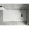 Mexen Hugo obdĺžnikový sprchový kút SMC 180 x 80 cm, biely, krytka zlatá - 42108018-G