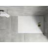 Mexen Hugo obdĺžnikový sprchový kút SMC 100 x 90 cm, biely, zlatá krytka - 42109010-G