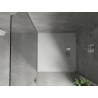 Mexen Hugo štvorcový sprchový kút SMC 80 x 80 cm, biely, krytka inox - 42108080-X