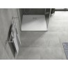 Mexen Hugo štvorcový sprchový kút SMC 80 x 80 cm, biely, krytka inox - 42108080-X