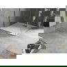 Mexen Hugo štvorcový sprchový žľab SMC 90 x 90 cm, biely, kryt inox - 42109090-X