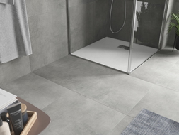 Mexen Hugo štvorcový sprchový žľab SMC 90 x 90 cm, biely, kryt inox - 42109090-X