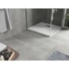 Mexen Hugo štvorcový sprchový kút SMC 90 x 90 cm, biely, krytka inox - 42109090-X