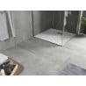 Mexen Hugo štvorcový sprchový kút SMC 90 x 90 cm, biely, so zlatým krytom - 42109090-G