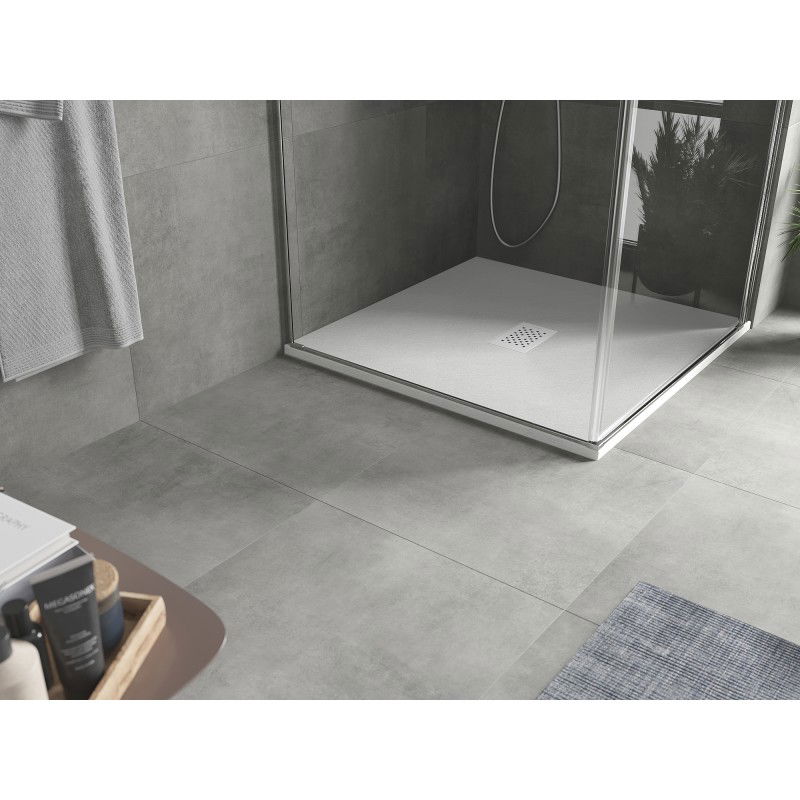 Mexen Hugo štvorcová vanička SMC 100 x 100 cm, biela, biely kryt - 42101010-W