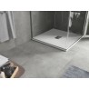 Mexen Hugo štvorcový sprchový kút SMC 100 x 100 cm, biely, krytka inox - 42101010-X