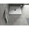 Mexen Hugo štvorcový sprchový kút SMC 100 x 100 cm, biely, krytka inox - 42101010-X